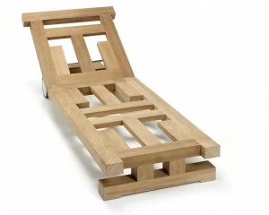 Royal Botania Садовая кушетка из тика на колесиках Nara