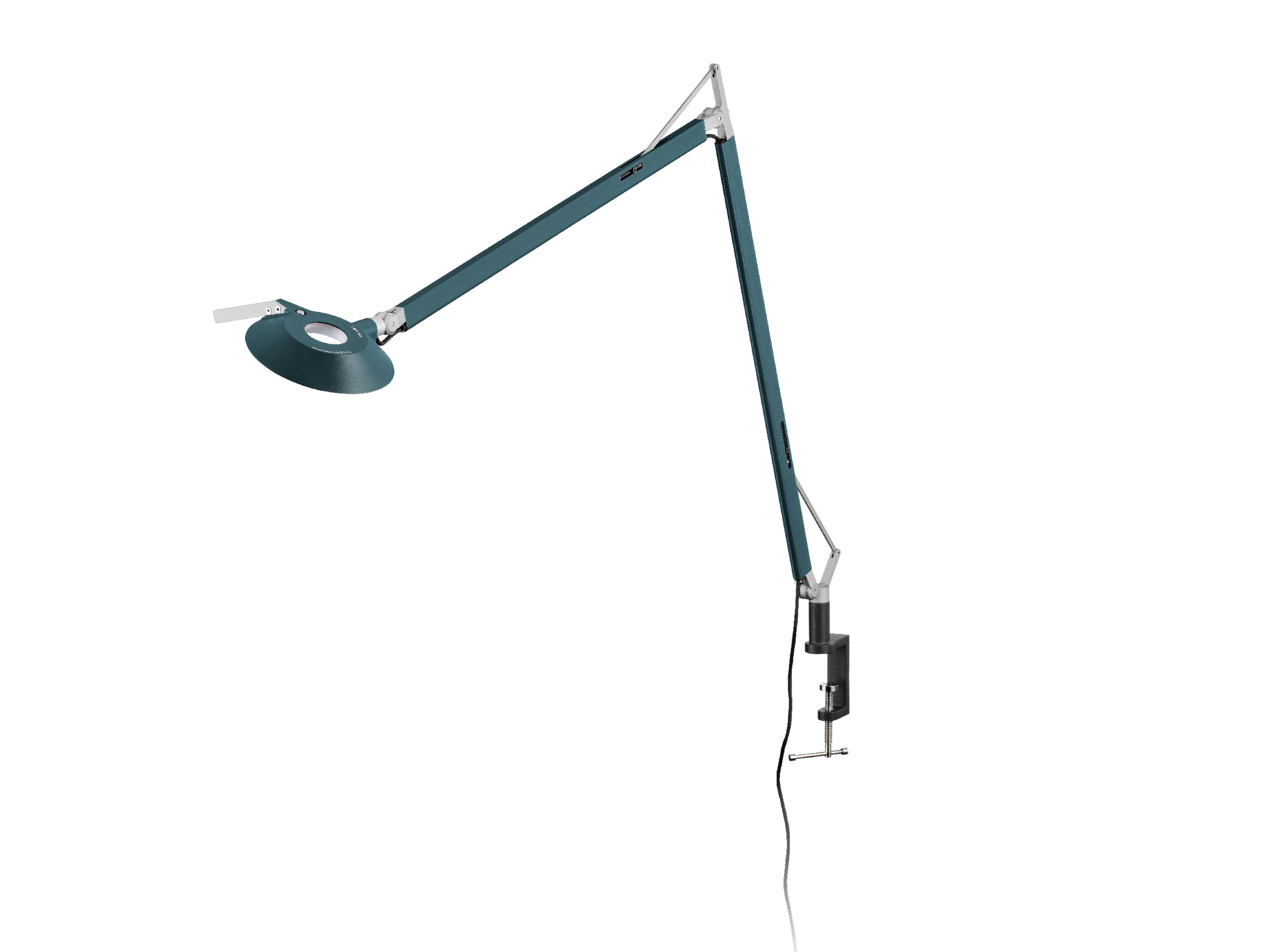 Алюминиевая настольная лампа с гибким кронштейном с зажимом In Stock Stilnovo ARCH-00062885