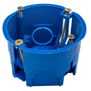 Подрозетник Gusi Electric 68x45 мм с лапками IP30 цвет синий