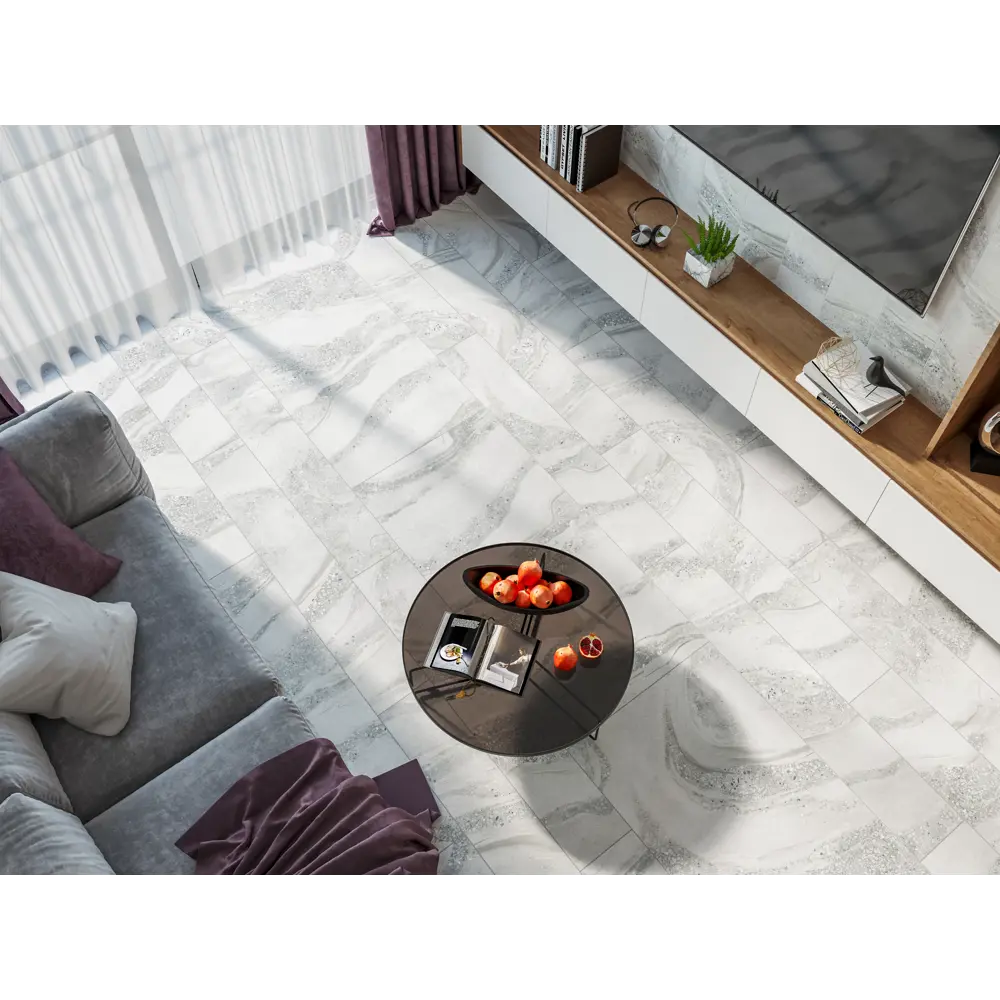 Керамогранит Golden Tile Fusion 11.98х19.8 см 0.95 м² цвет серый 84172736 STLM-2038061 - Вид №1