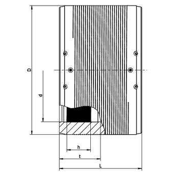 SANIT 098305025050 Гильзы без остановки, SDR 11  - Вид №1