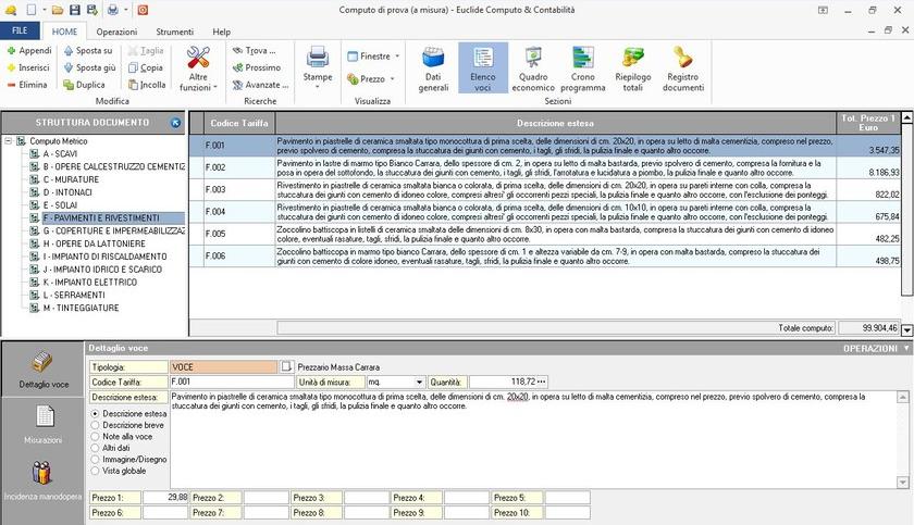 GEO NETWORK Анализ цен, расчет метрики и учет работ Edilizia sun-id-1373872 - Вид №1