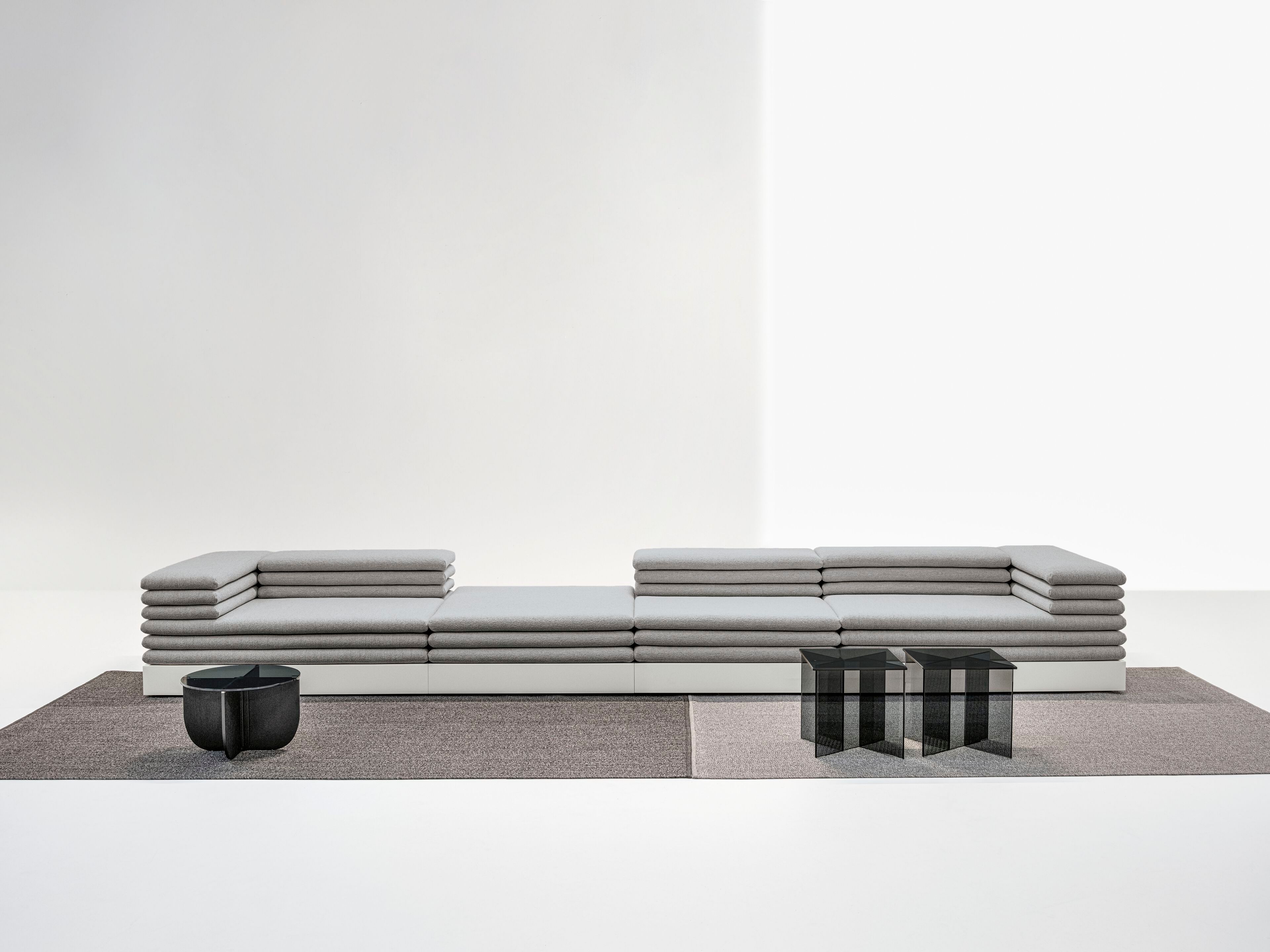 Секционный диван из ткани La Cividina Acamante ARCH-00049709 - Вид №3