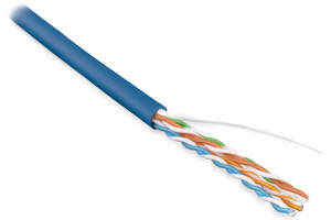 15550783 Кабель витая пара 305м UUTP4-C5E-S24-IN-PVC-BL 42011 Hyperline