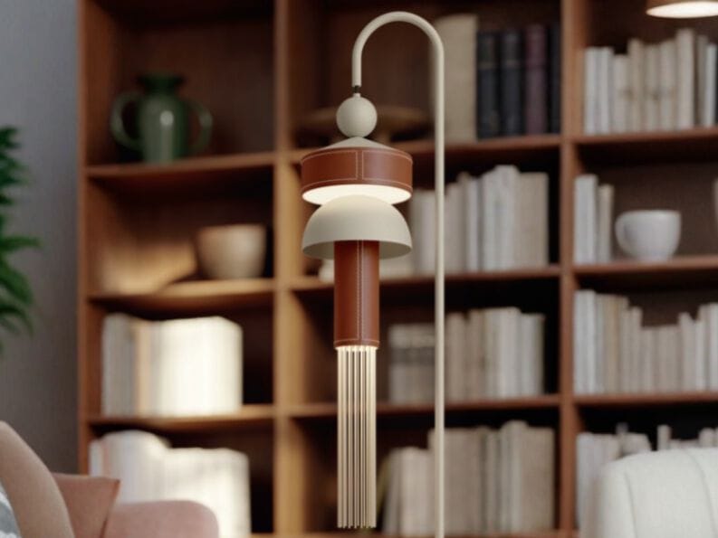 Окрашенный металлический светодиодный торшер Masiero кисточки ARCH-00107216