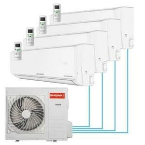 Мульти сплит система Shivaki SRH-PM369DC на четыре комнаты