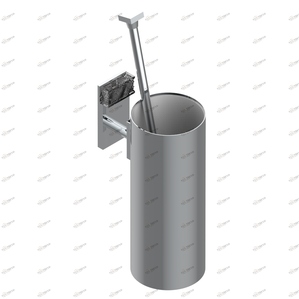 U5F-4720 Стакан настенный и щётка для унитаза Thg-paris Vegetal Хром U5F-4720 CAT.A