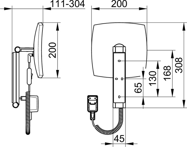 17613039001 Косметическое зеркало KEUCO Kosmetikspiegel - Вид №2