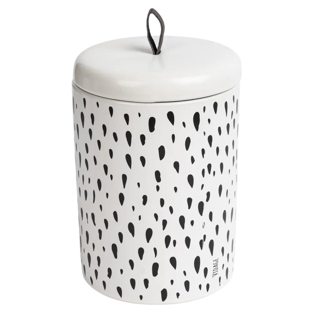 Vidage - Керамическая банка для сыпучих продуктов 0.8 л с бамбуковой крышкой 89422096 STLM-1572364