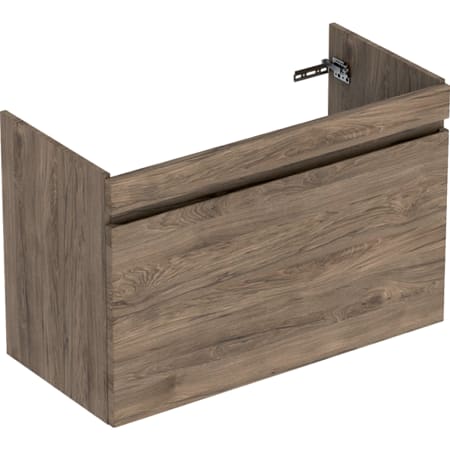 501.910.JR.1 Шкафчик для раковины Geberit Renova Plan, с одним выдвижным ящиком и одним внутренним выдвижным ящиком Geberit  - Вид №29