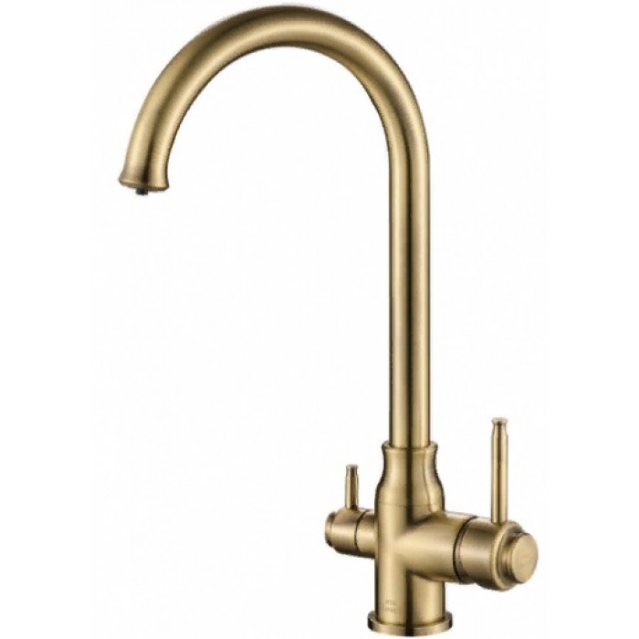 Steel Hammer SH 763 BRONZE Смеситель для кухни Zorg 400x272  - Вид №1