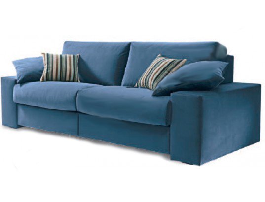 Диван Azur раскладной прямой бирюзовый ALTA COMFORT ЛОТОС 030819 Синий  - Вид №1