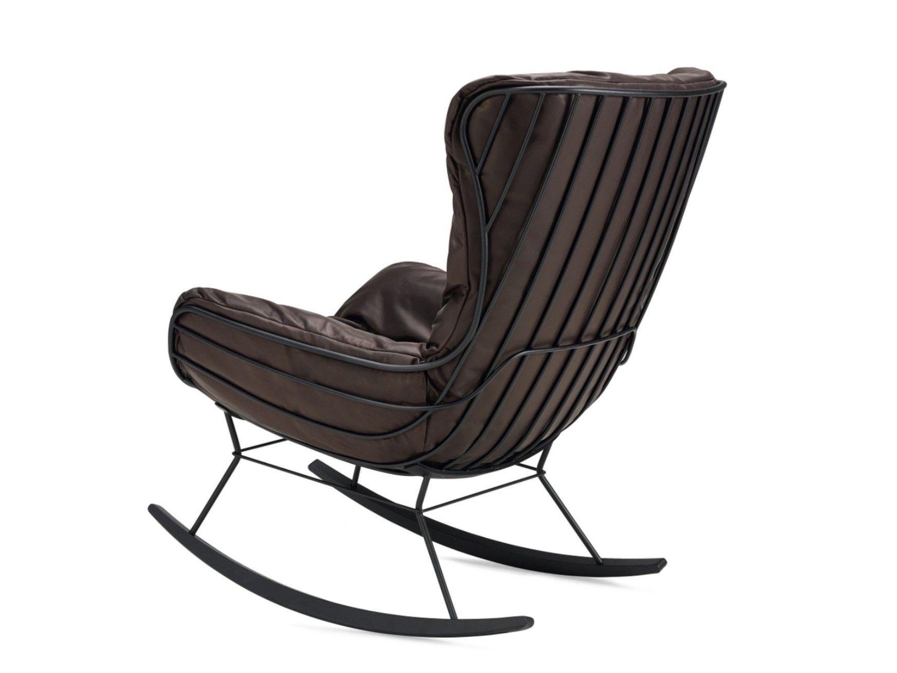 Кожаное кресло-качалка с подлокотниками Freifrau Leyasol ARCH-00047166 - Вид №1
