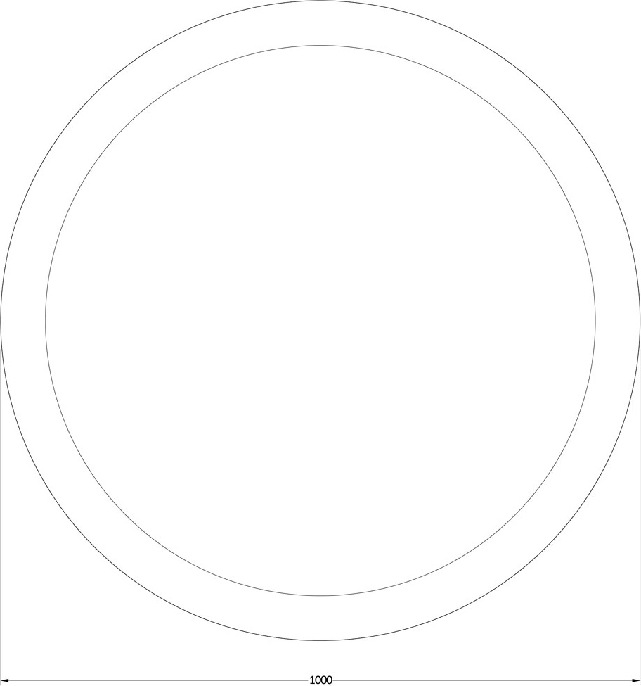 BY 2527 Зеркало с LED-подсветкой 25,5 W EVOFORM Ledshine - Вид №1