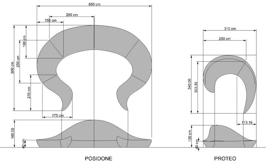 CEDRIMARTINI Модульная скамья со спинкой sun-id-1356189 - Вид №4