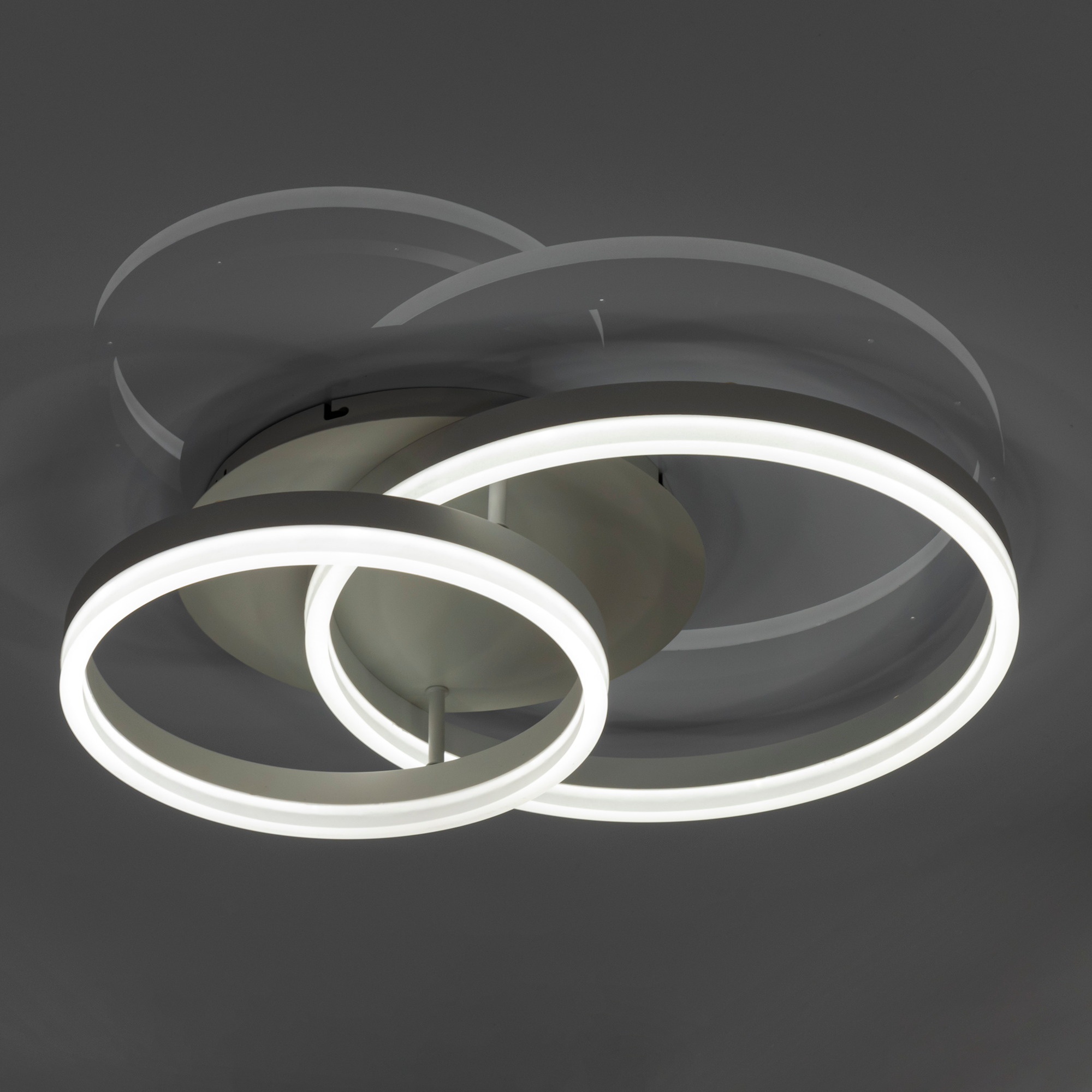 84339748 Люстра потолочная светодиодная диммируемая, ECLIPSE 52082 9, с д/у, 56 Вт, 14 м², 2700К-6500К, цвет белый STLM-0048620 RITTER