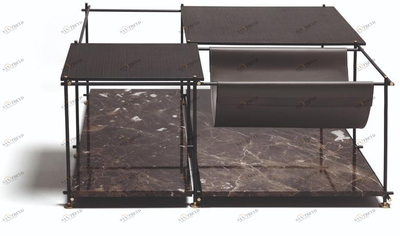 Vibieffe Модульный журнальный столик с журнальной полкой E_spirit book sun-id-1479996