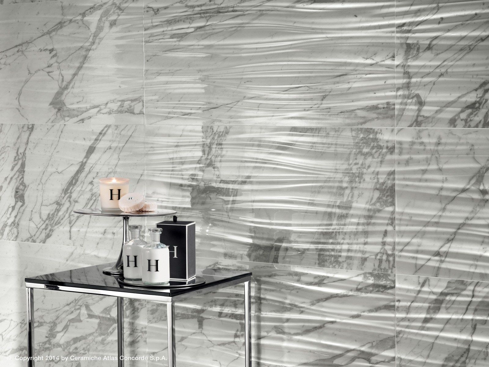 Белая керамическая паста трехмерное покрытие Atlas Concorde Marvel Pro ARCH-00130597 - Вид №1