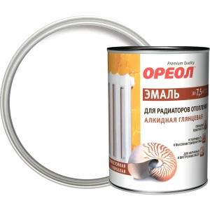 Эмаль алкидная для радиаторов отопления Ореол глянцевая 1 кг 84439969 STLM-2063360