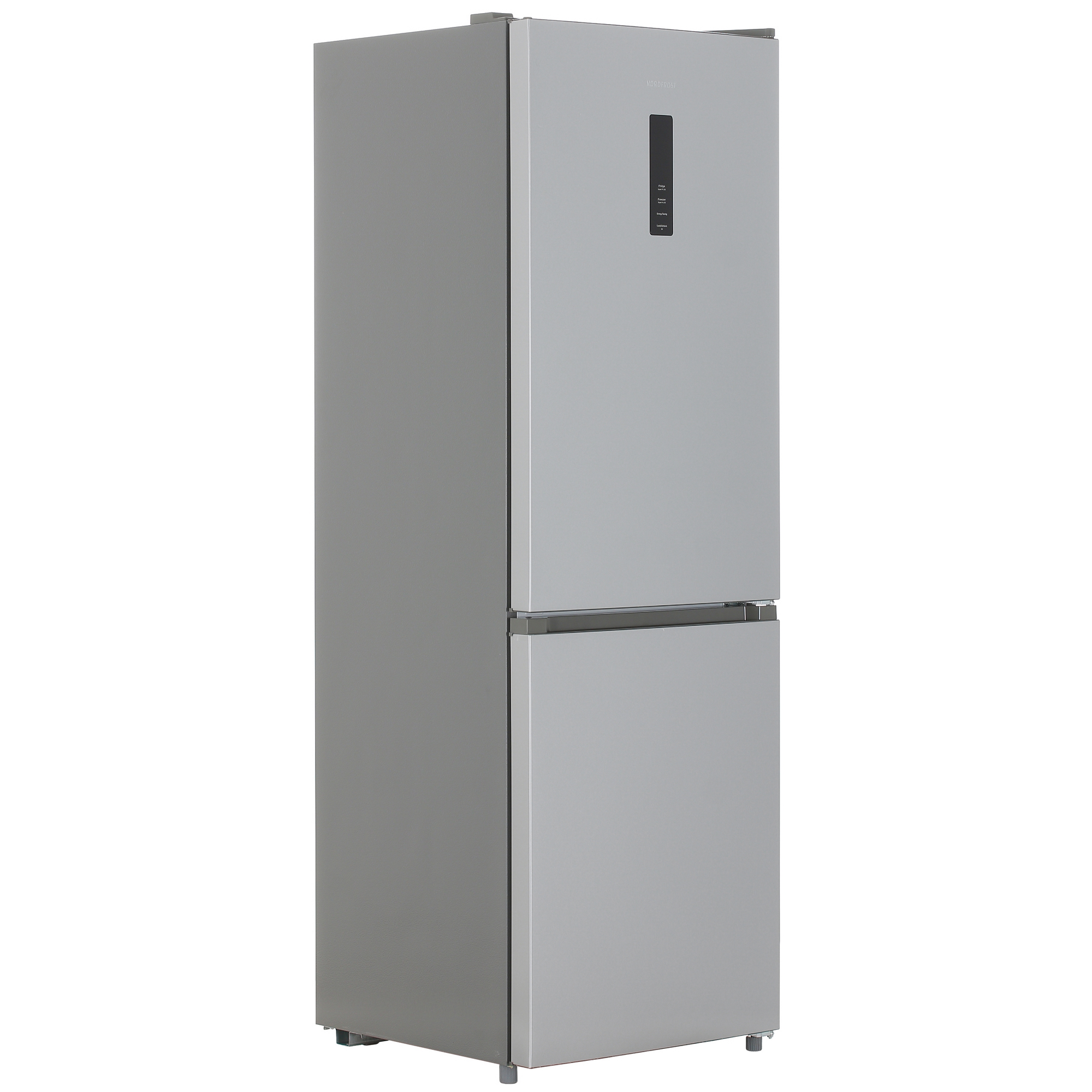 9944654 Холодильник с морозильником   Nordfrost RFC 350D NFS серебристый STDN-0024657