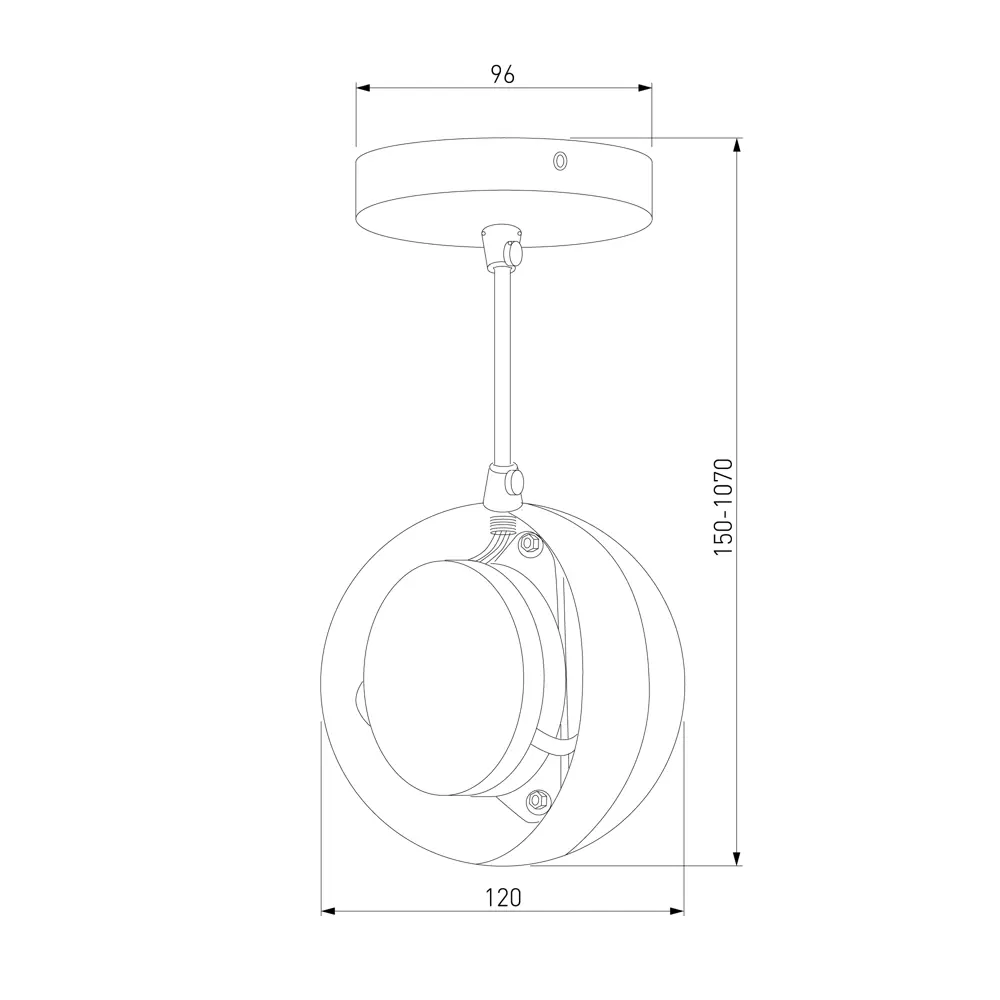 Люстра подвесная DLN050 GX53 2 лампы цвет белый Elektrostandard STLM-2170516 - Вид №11