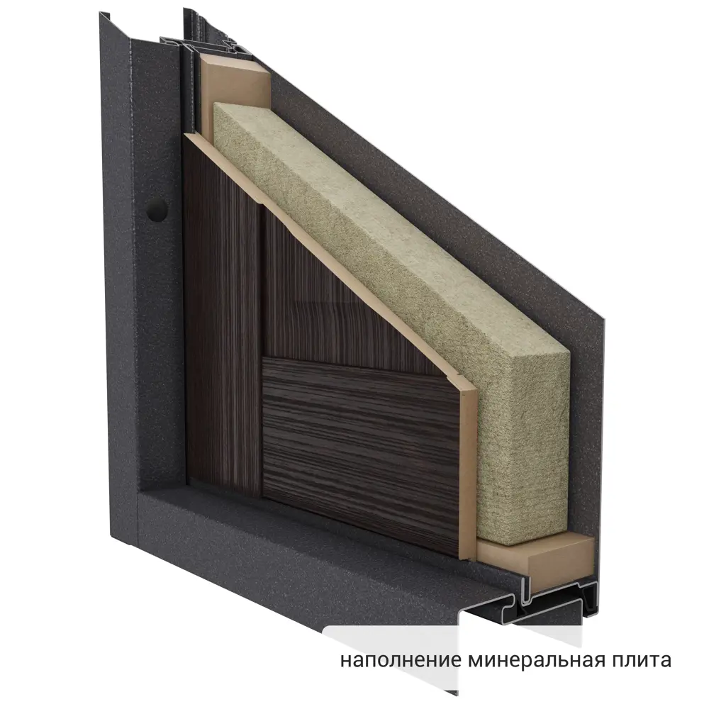 Дверь входная металлическая Страйд Пьемонт 860 мм правая цвет акация TOREX STLM-2168283 - Вид №14