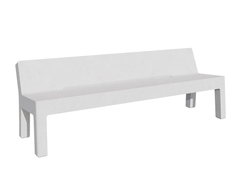 Бетонная скамья со спинкой amop Lugarcomum ARCH-00007044