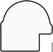 BY 1330 Зеркало в багетной раме - золотой бамбук 24 mm EVOFORM Definite - Вид №3