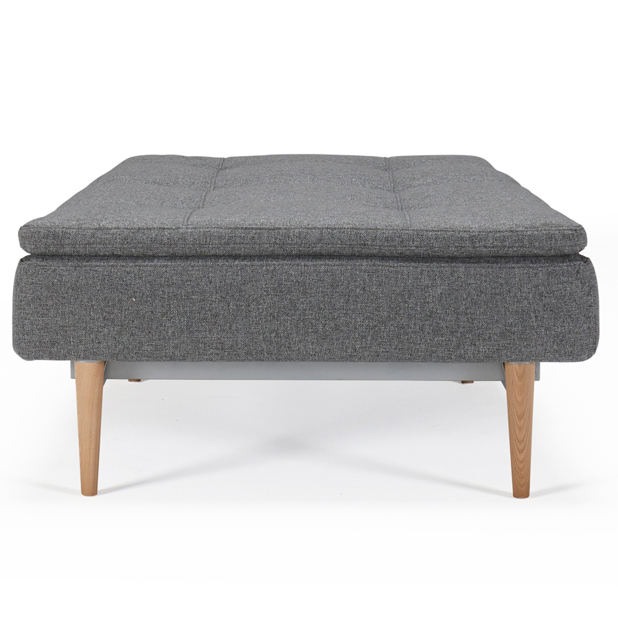 Кресло раскладное Dublexo с ножками из светлого дуба, тёмно-серое Innovation Living 741051563LG721 - Вид №3