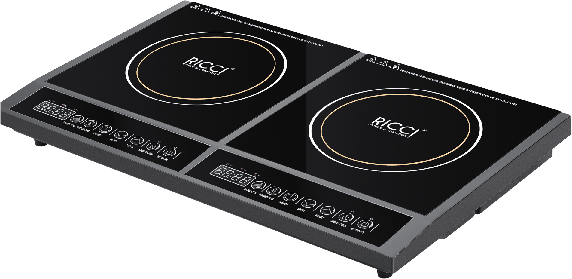 91260551 Индукционная настольная плита OLK‐062 63x9x39 см STLM-0525663 RICCI