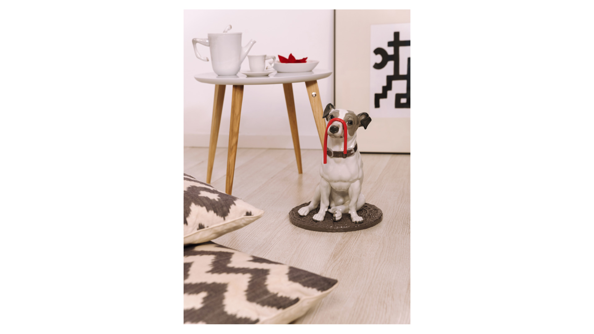 10669077 LLADRO Фигурка Lladro "Джек-рассел с лакрицей" 27х34см Фарфор Lladró  - Вид №2