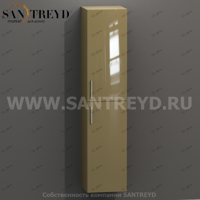 MDC136 Высокий шкаф с двумя створками 160 см коричневый Globo 4ALL Италия Ceramica Globo