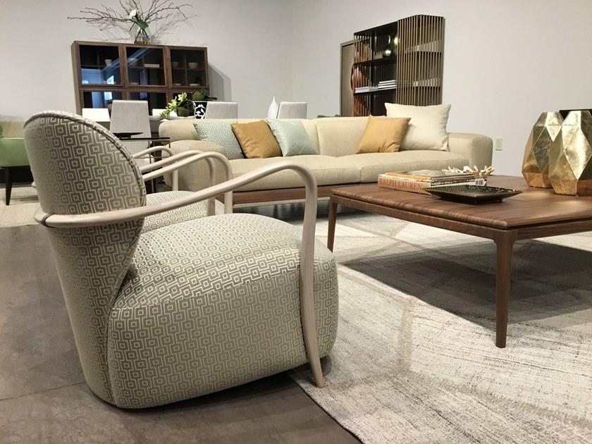 SELVA Мягкое кожаное кресло с подлокотниками  1172  - Вид №11