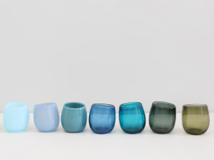 Набор из выдувного стекла