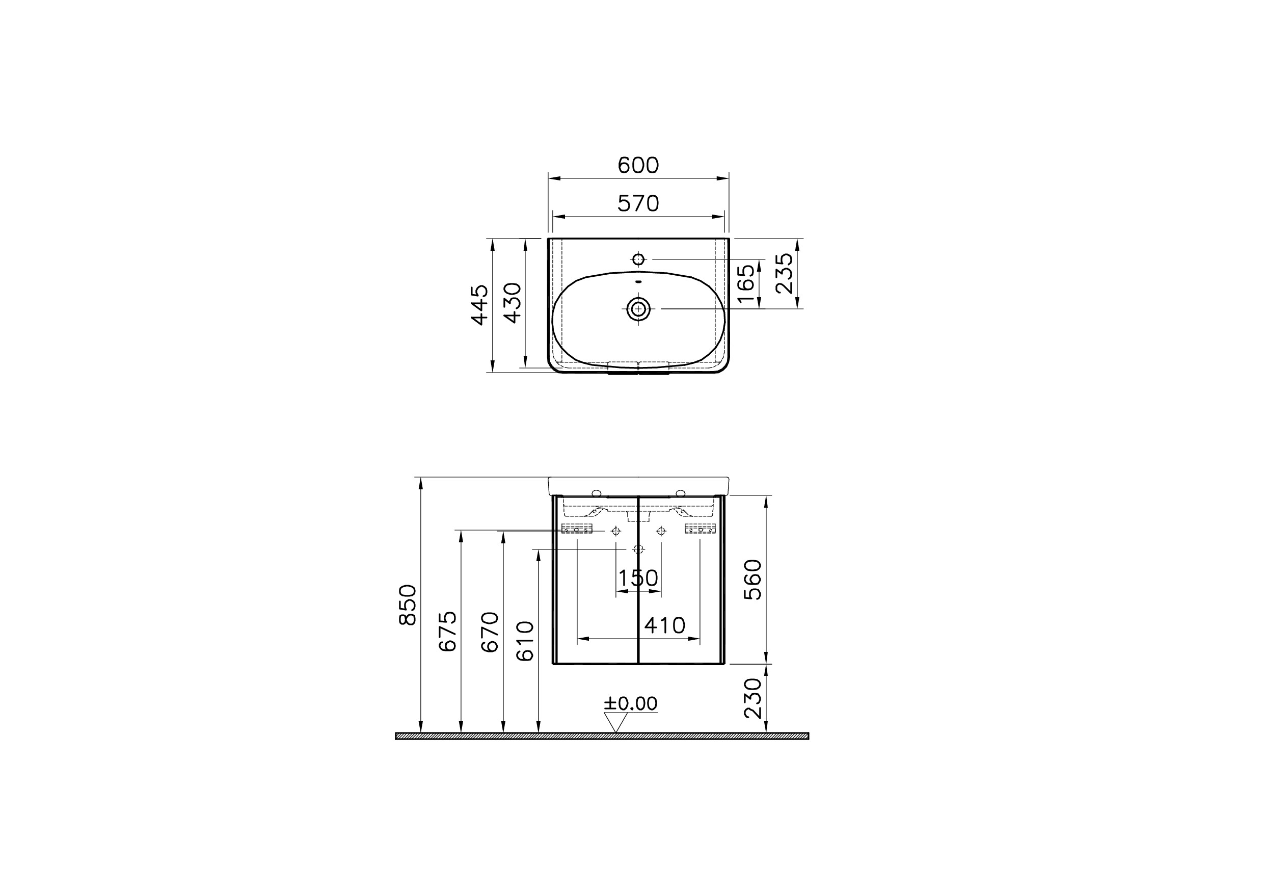 56534 Раковина Vitraglobal Nest - Вид №1