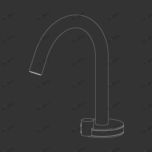 Столб кран для подключения горячей или холодной воды, H. 205 мм  GIO47 CEADESIGN 