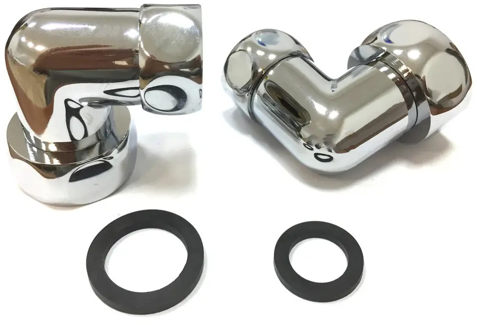 90501950 Американки угловые Smart для полотенцесушителя 1"х1/2" гайка-гайка STLM-0941635