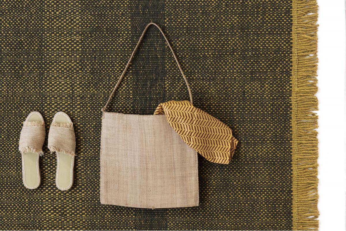 085214 Уличный ковер Texture Mustard Nanimarquina Tres Santreyd - Вид №3