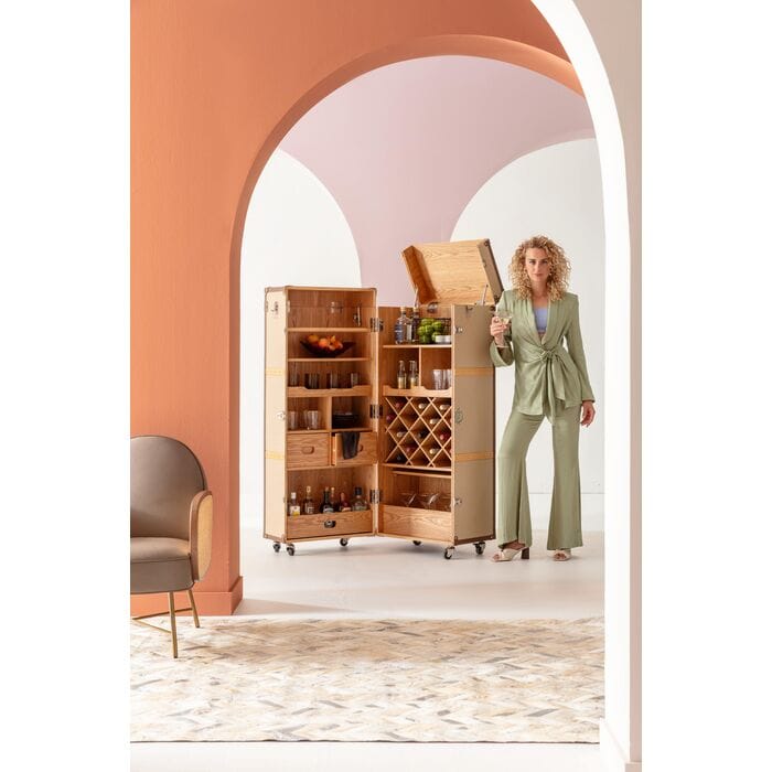МДФ бар мобильный на колесах KARE Design Венеция ARCH-00049393 - Вид №4