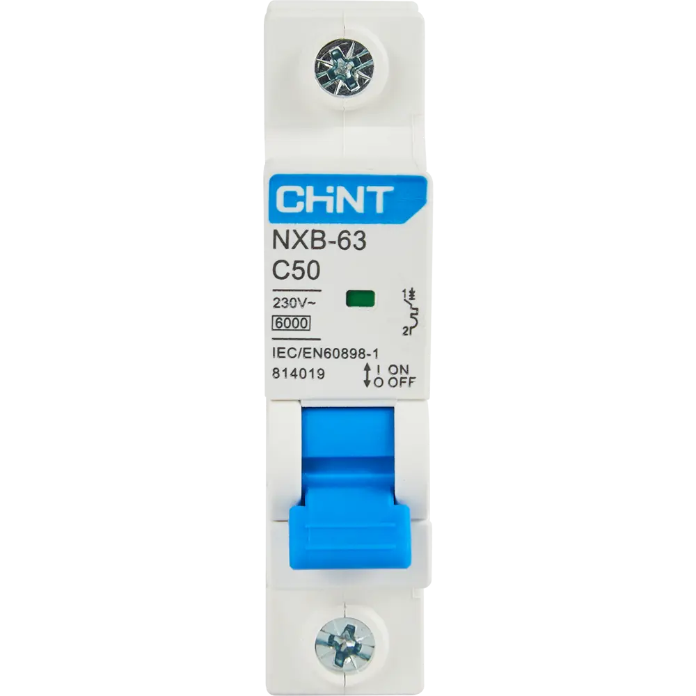 Автоматический выключатель CHINT NXB-63 1P C50A - защита от перегрузок и КЗ 85334575 STLM-0061714 - Вид №1