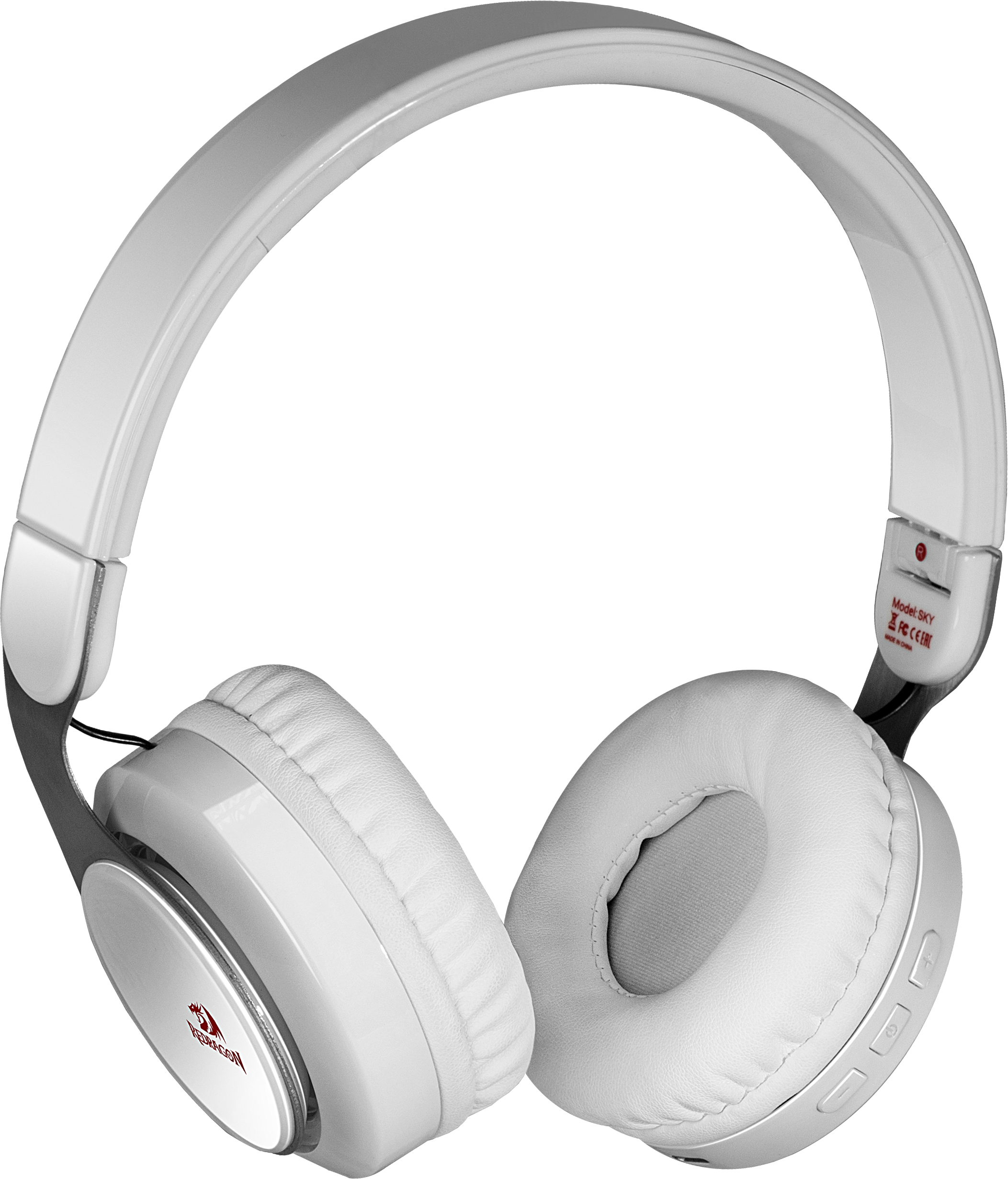 64212 беспроводная гарнитура sky w белый, bluetooth Redragon Santreyd  - Вид №1