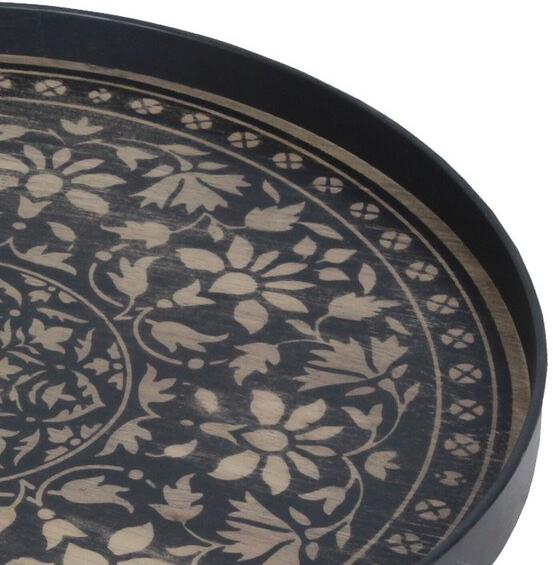 Ethnicraft Круглый деревянный поднос Classic 20436 - Вид №2