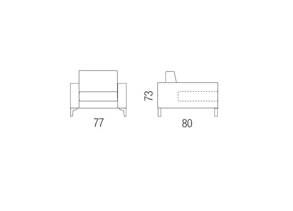 Тканевое кресло Milano Bedding GRACE ARCH-00119204 - Вид №3