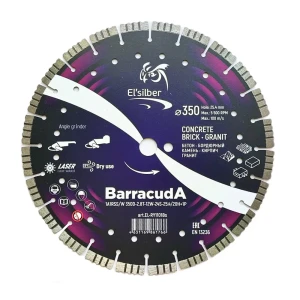 91780437 Диск алмазный по кирпичу Elsilber BarracudA 1A1RSS/W сегментный 350x25.4x2.8 мм STLM-1381990