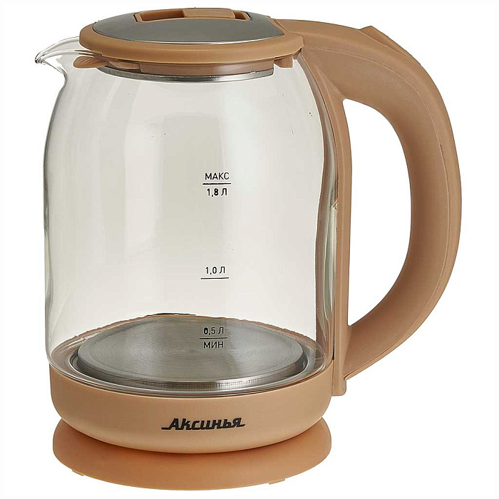 9050539 Электрочайник Аксинья КС-1018 бежевый STDN-0131489