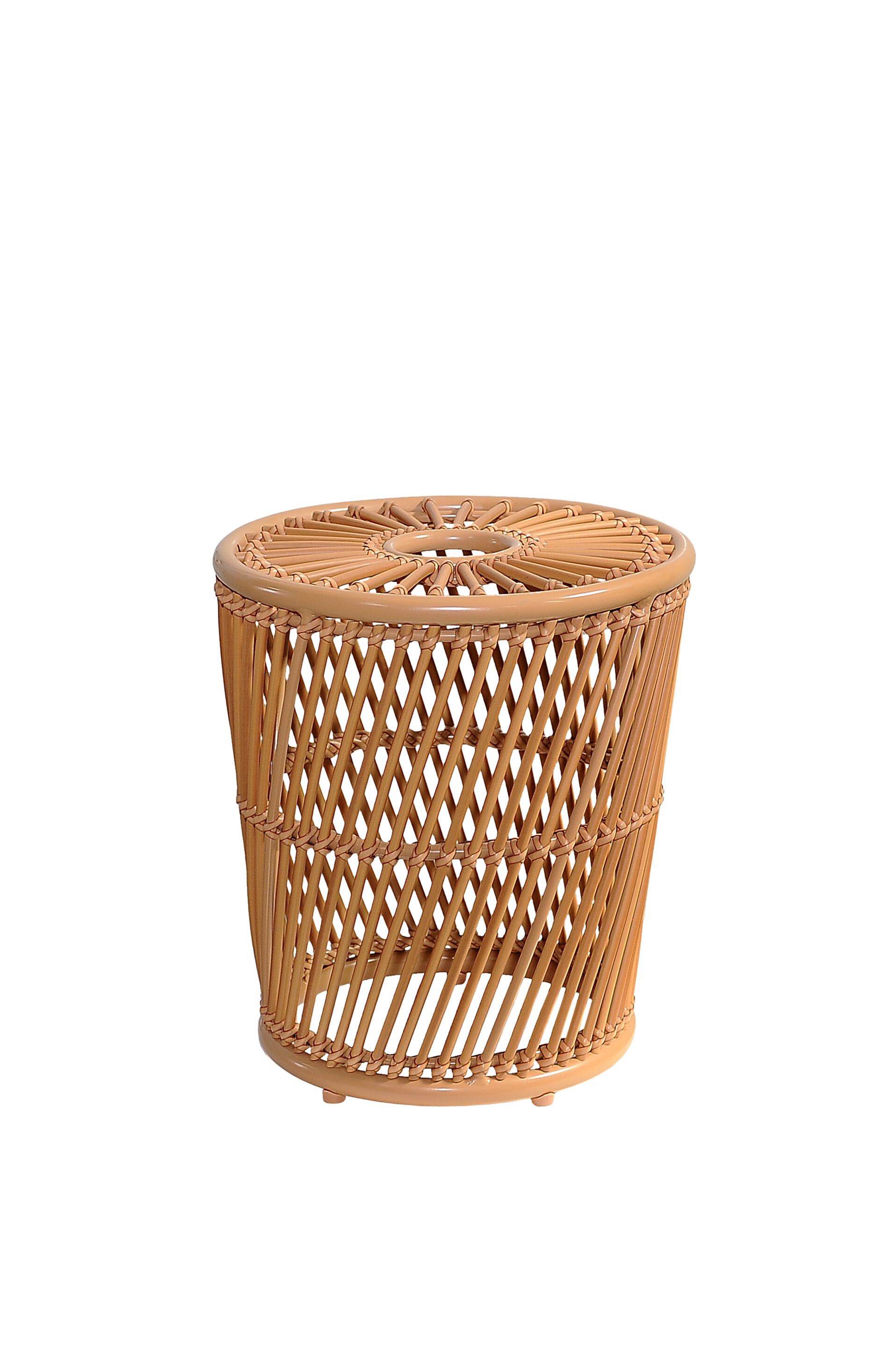 Высокий круглый садовый журнальный столик из синтетического волокна cbdesign ARCH-00120360 - Вид №7