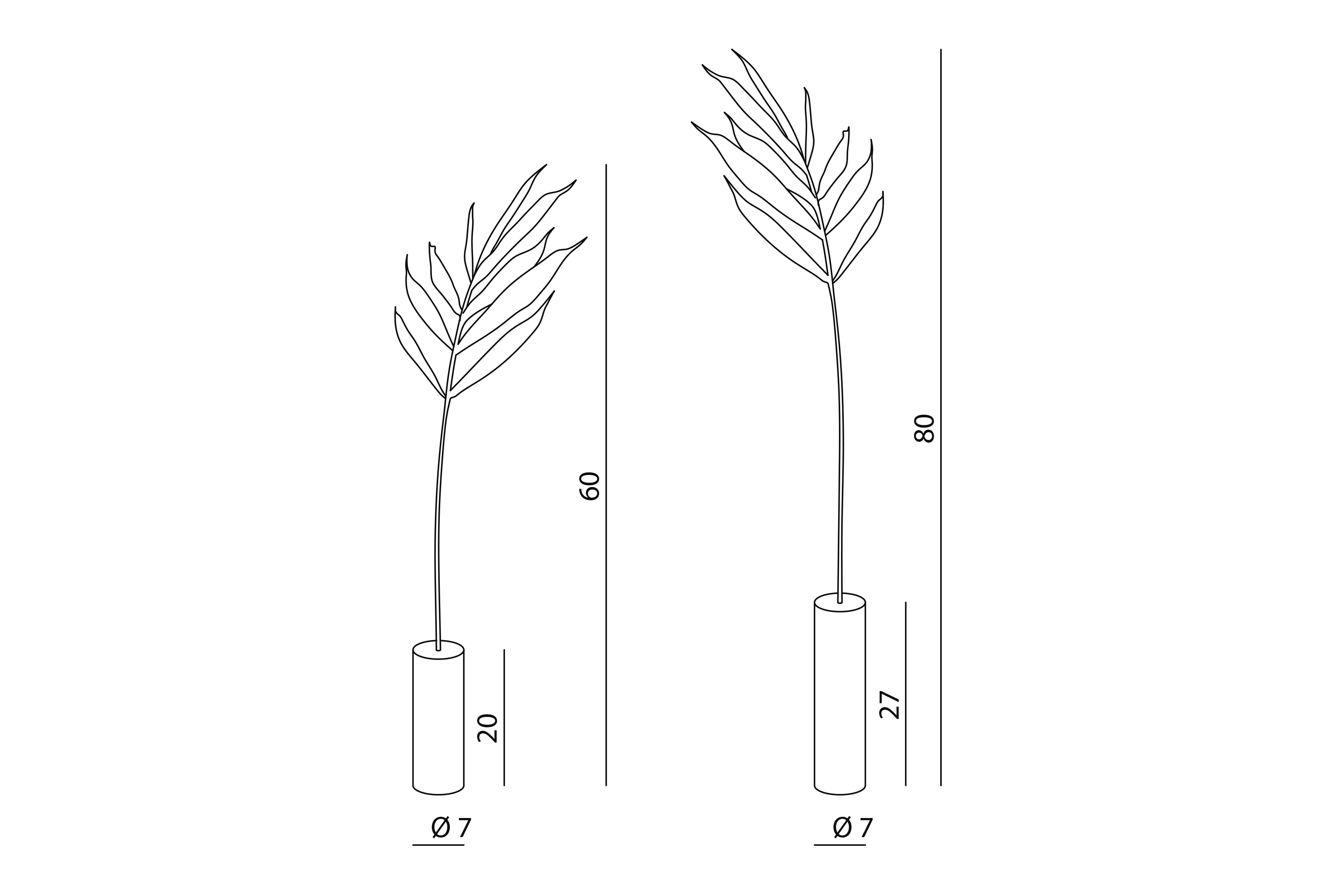 Kentia Palm Мраморная скульптура Visionnaire  - Вид №3
