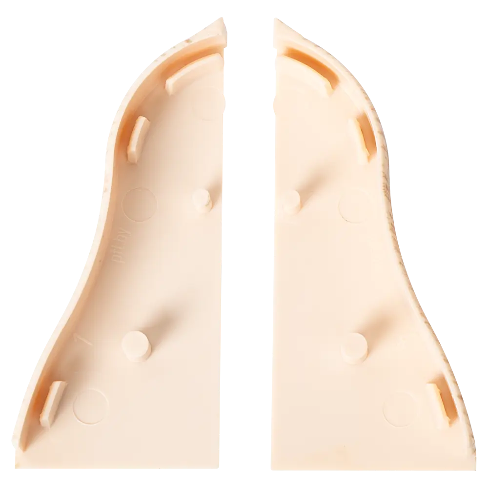 Заглушки для плинтуса Pro Дом 5.5 см ПВХ цвет дуб ривьера Santreyd STLM-2014999 - Вид №1