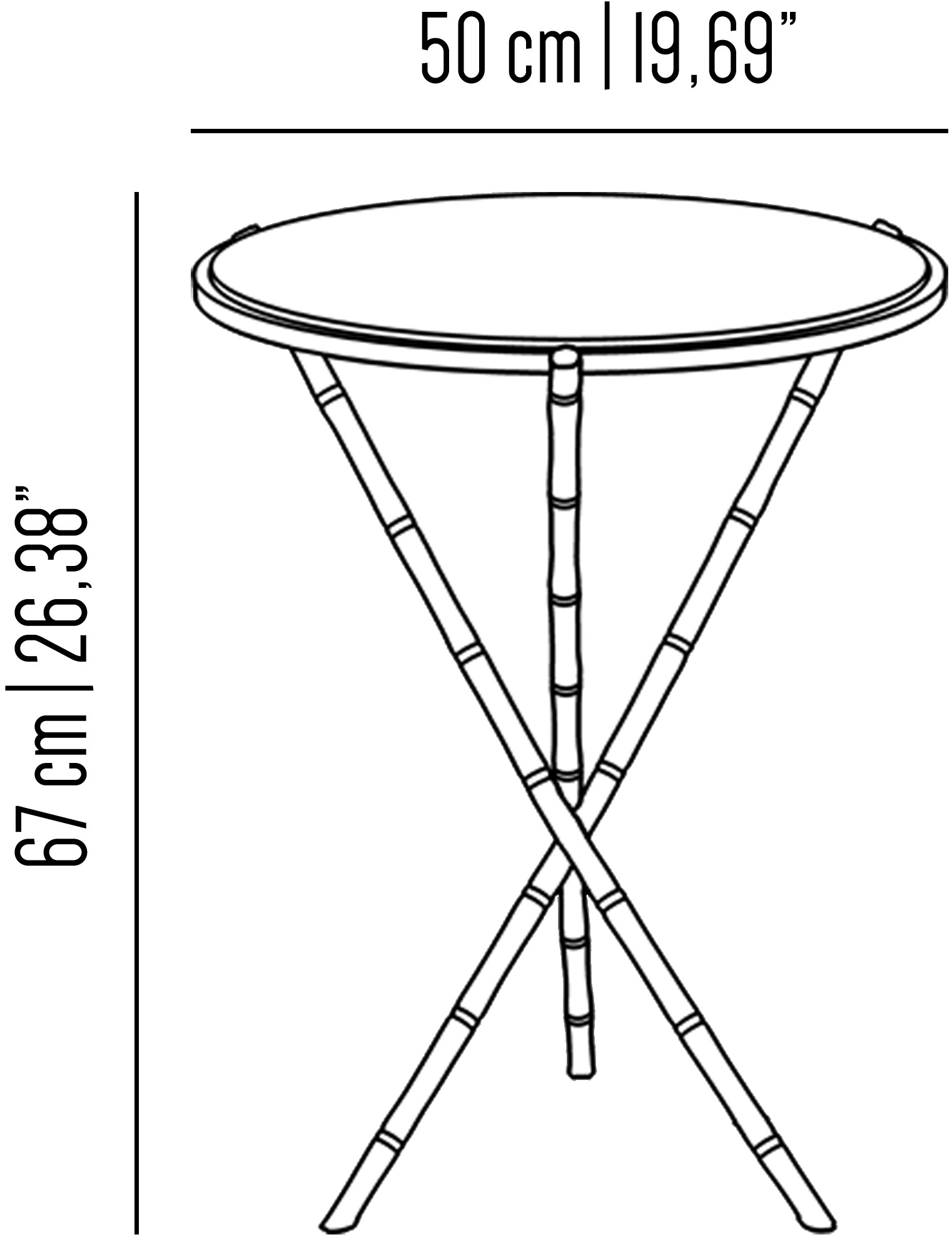 Il Bronzetto Круглый журнальный столик из латуни Eclectic Bam03s_m_l - Вид №6