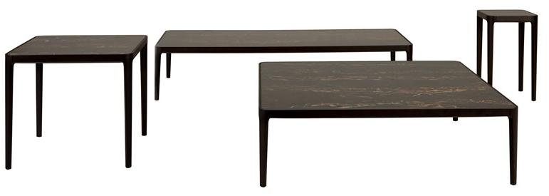 Tonin Casa Низкий прямоугольный журнальный столик из керамогранита sun-id-1408123 - Вид №3